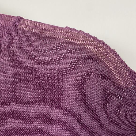 Eloquii Sheer Lightweight Turtleneck Sweater Size‎ 18/20 Lot of 2 Purple Gray - Picture 8 of 13